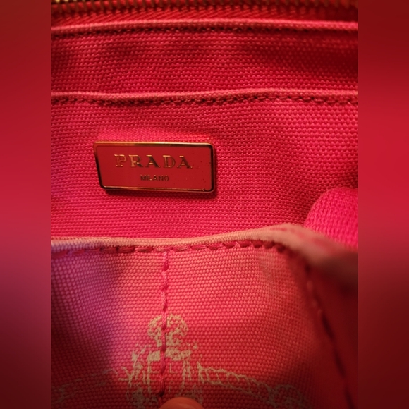 Prada Canapa Pink handbag - Picture 8 of 9